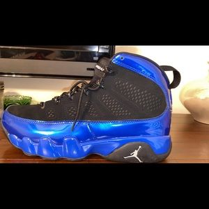 Jordan concept royal black 9s size 12